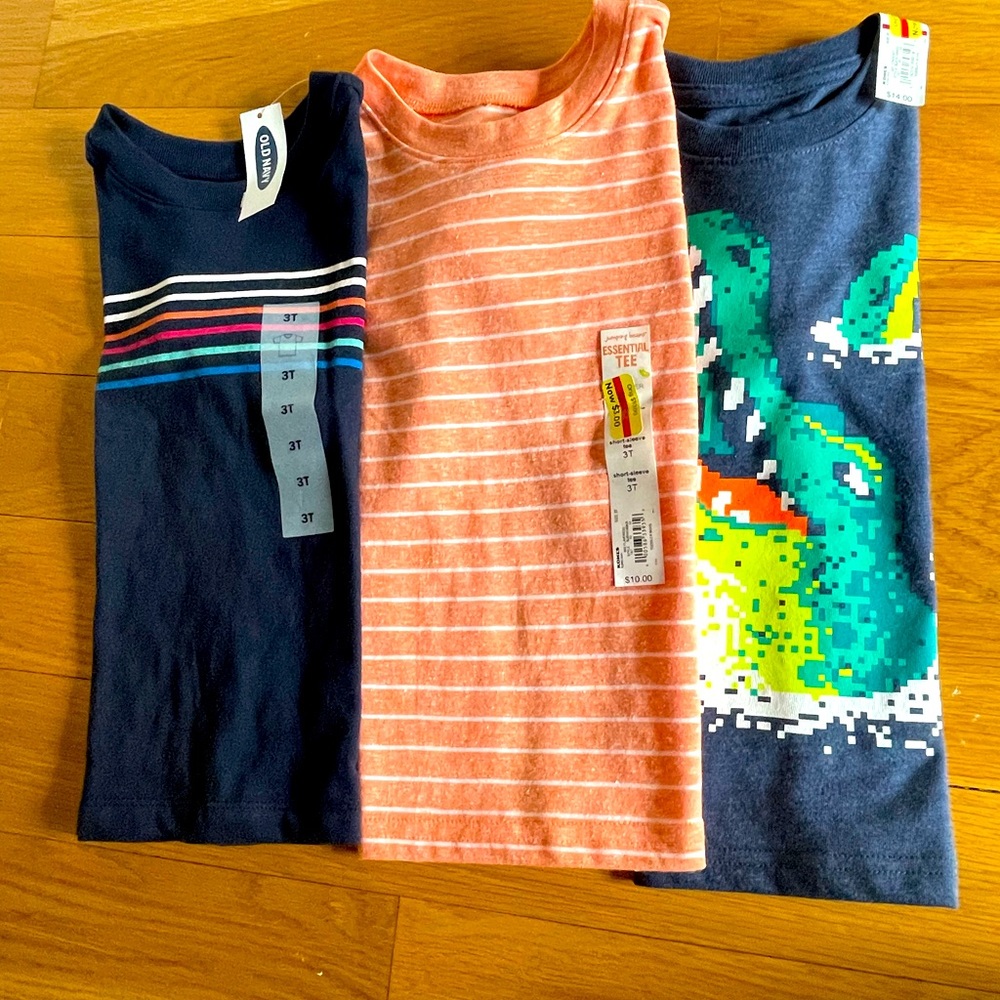Set of THREE Boys T-shirts